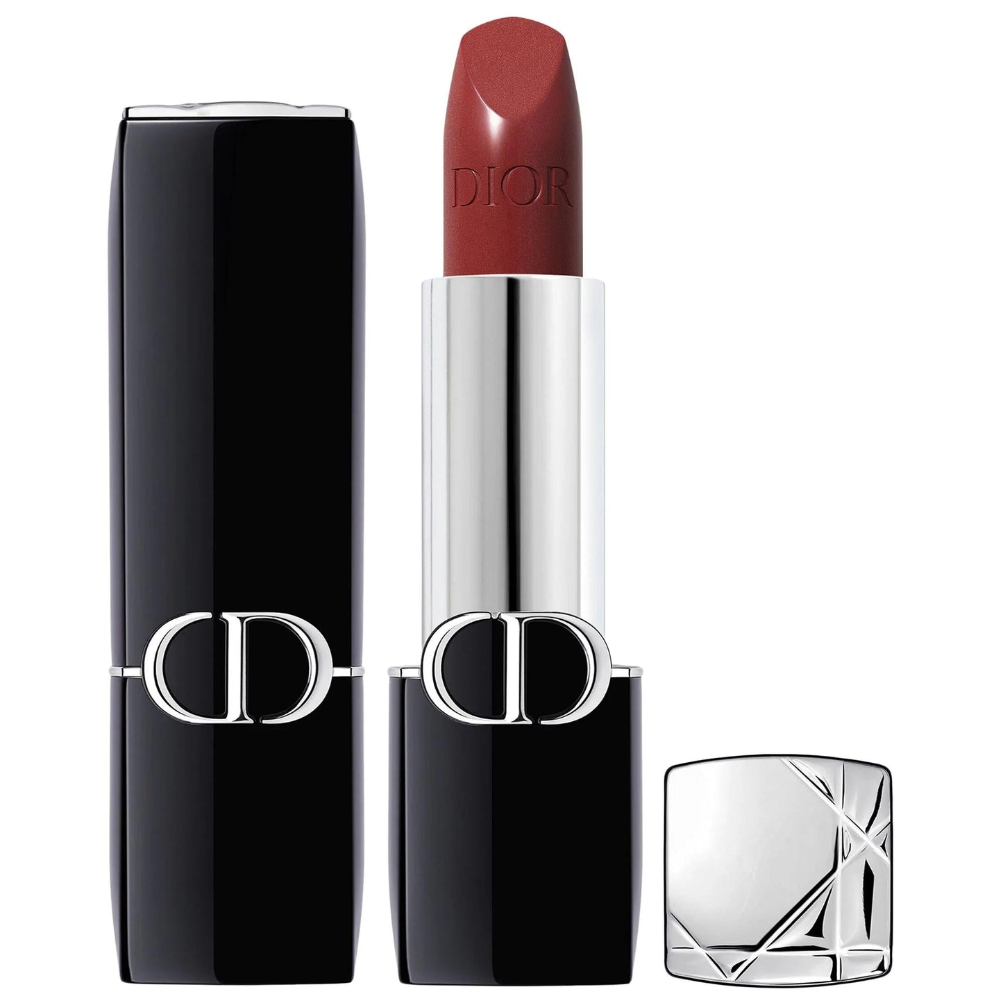Dior Rouge Refillable Lipstick - Long-Lasting Hydrating Lip Color with Floral Care
