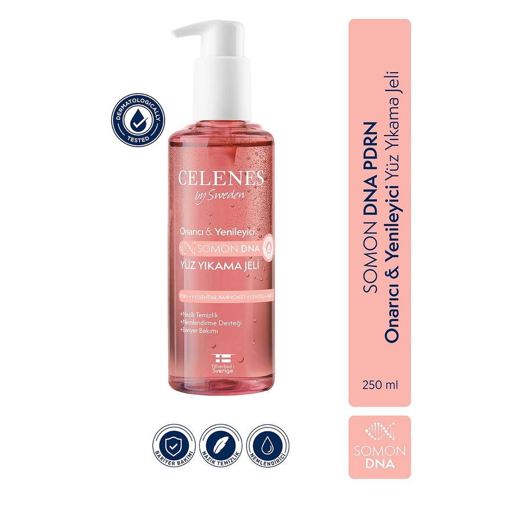Celenes Salmon DNA Face Wash Gel for Youthful Glow 250 ml