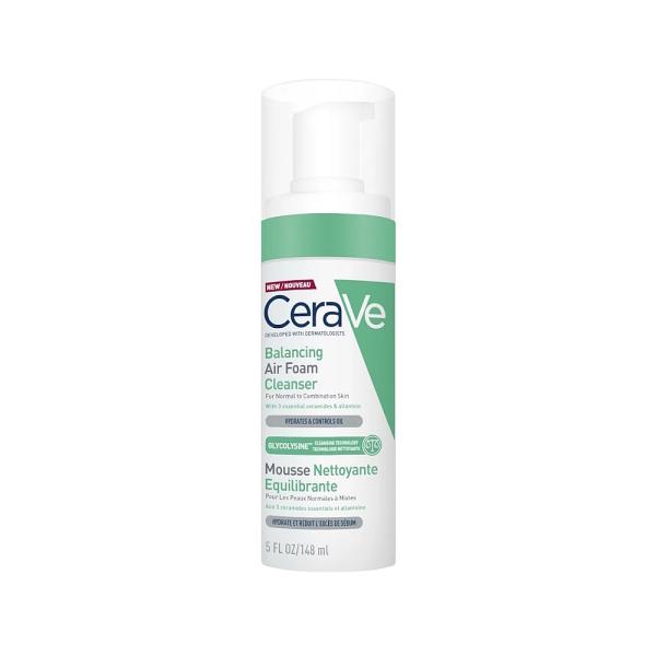 CeraVe Balancing Air Foam Cleanser for Gentle Daily Cleansing 148ml