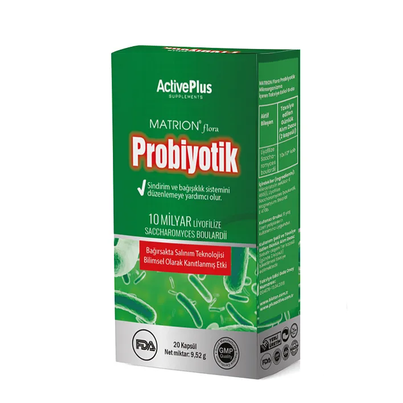 Active Plus Probiotic Dietary Supplement 20 Capsules