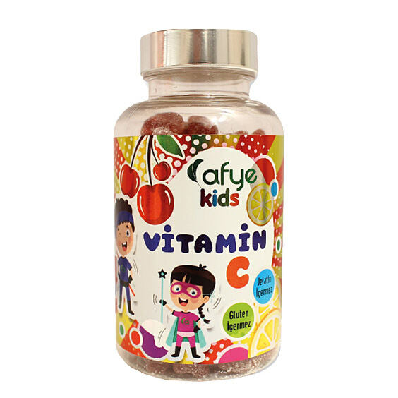 Afye Kids Acerola & Vitamin C Gummies for Kids & Adults - 50 Bears