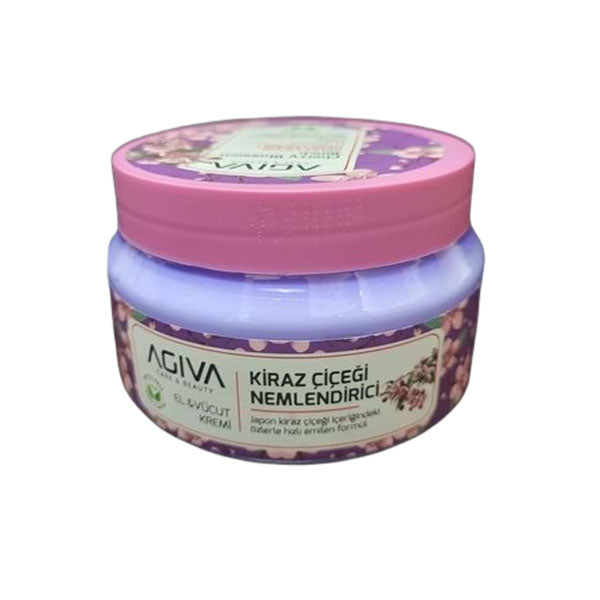 Agiva Cherry Blossom Moisturizing Hand & Body Cream 300 ml