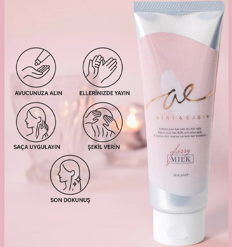Airy Easy Glossy Hair Milk Jelly Nourishing Styler 100 ml