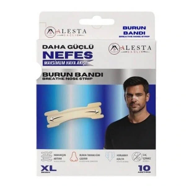 Alesta Nose Strips for Easier Breathing X-Large 10 Count