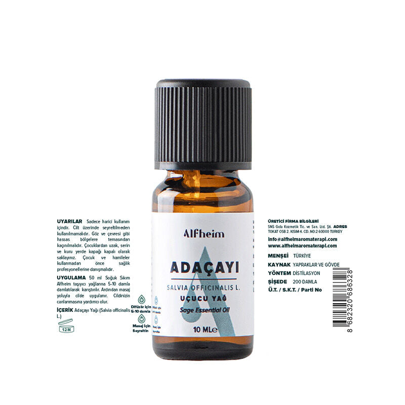 Alfheim Sage Essential Oil for Calming Massage 10 ml