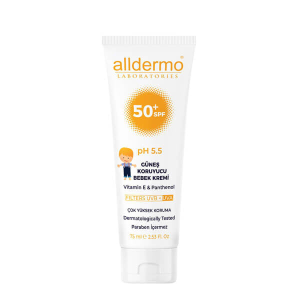 Alldermo Baby Sunscreen SPF 50+ Protective Cream 75 ml