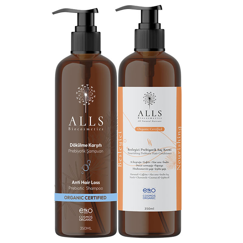 Alls Biocosmetics Organic Hair Care Set with Prebiotics 2x350ml