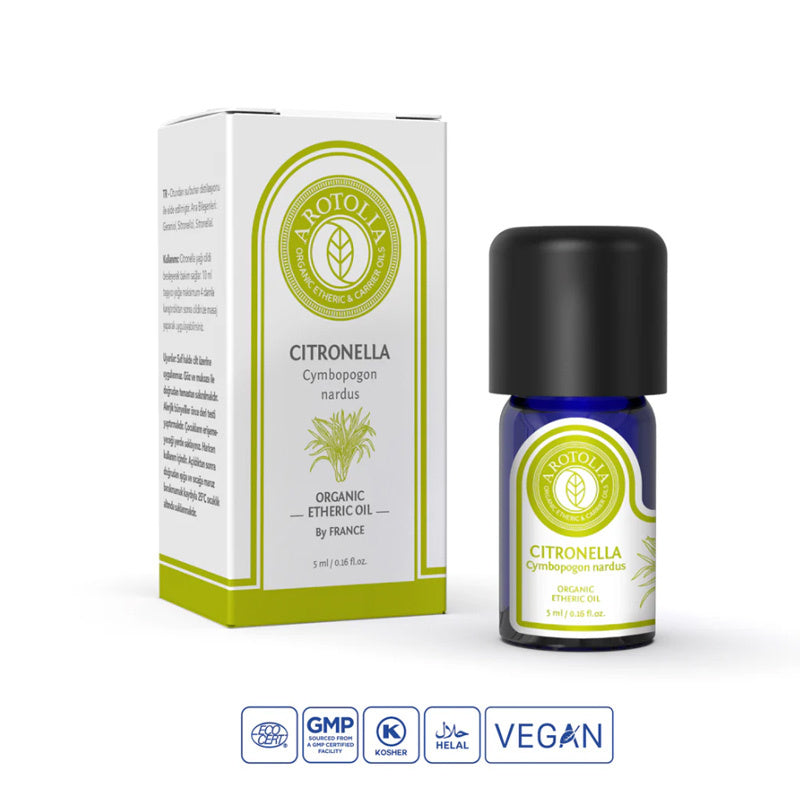 Arotolia Citronella Essential Oil for Aromatherapy 5 ml