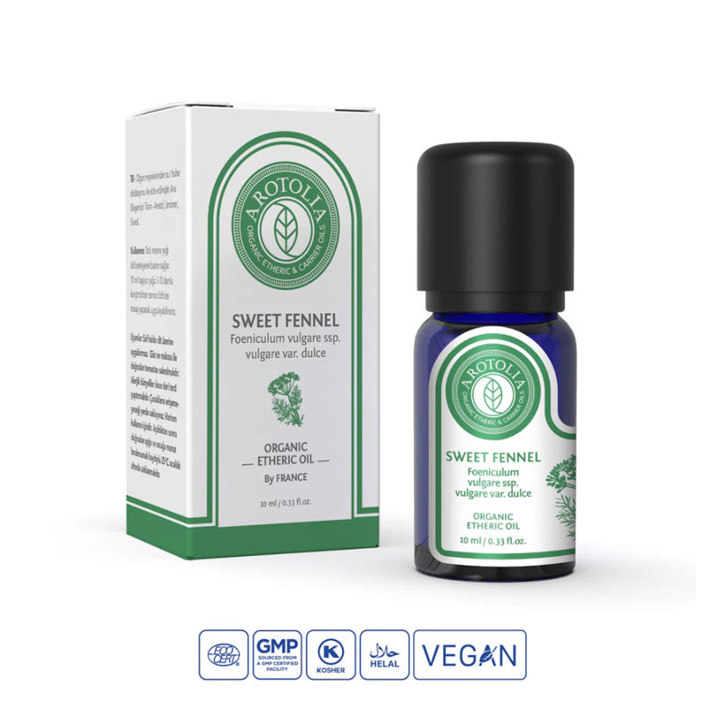 Arotolia Sweet Fennel Essential Oil for Aromatherapy 10 ml