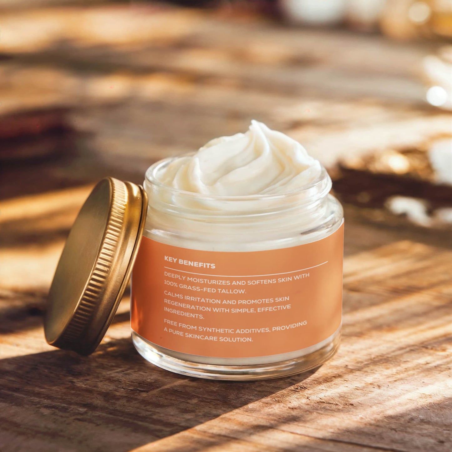 Iris Cosmetics Whipped Grass-Fed Tallow Balm with Vanilla Bean