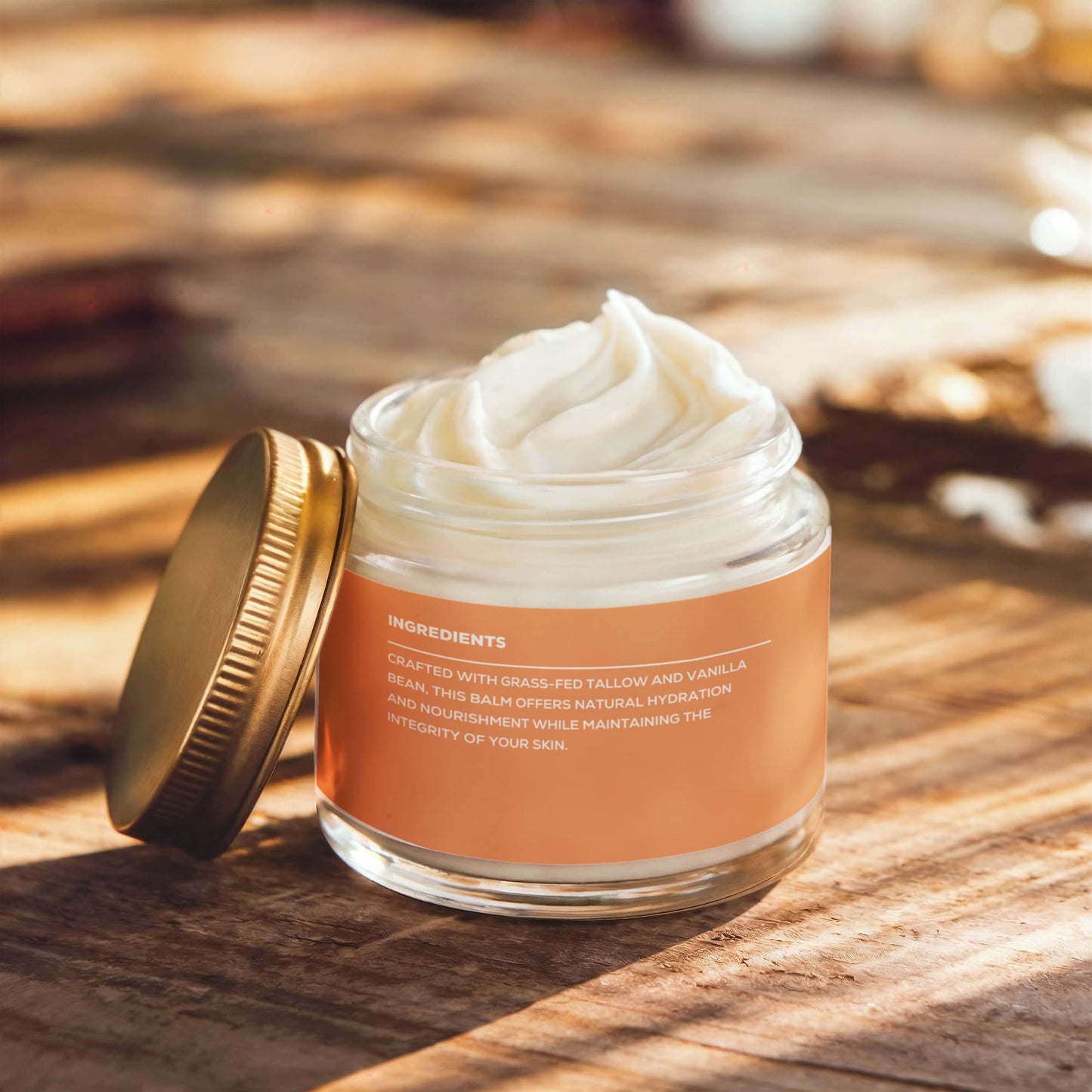Iris Cosmetics Whipped Grass-Fed Tallow Balm with Vanilla Bean