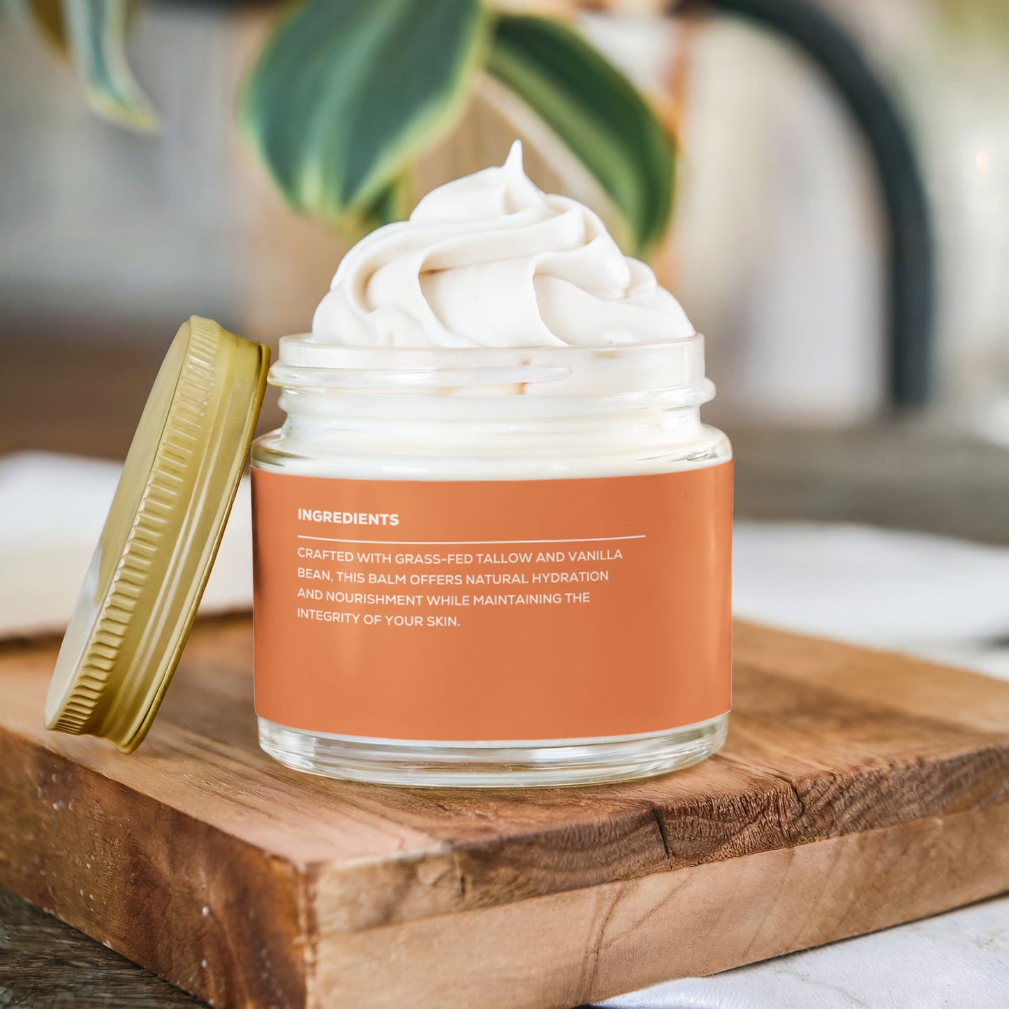 Iris Cosmetics Whipped Grass-Fed Tallow Balm with Vanilla Bean