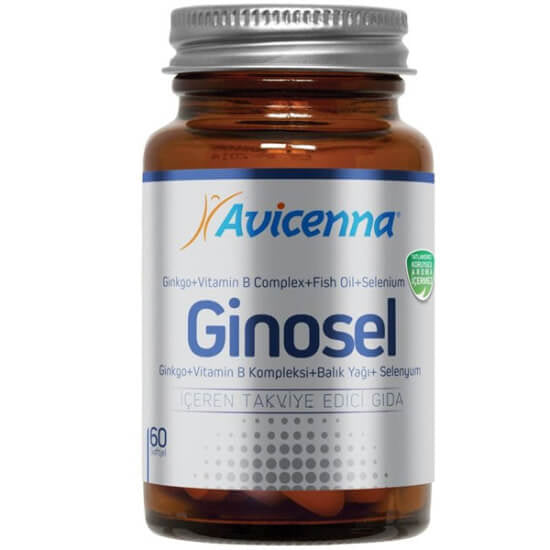 Avicenna Ginosel Dietary Supplement for Vitality 60 Capsules