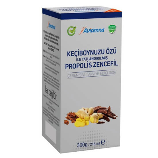 Avicenna Propolis & Ginger Paste with Carob Extract 300g