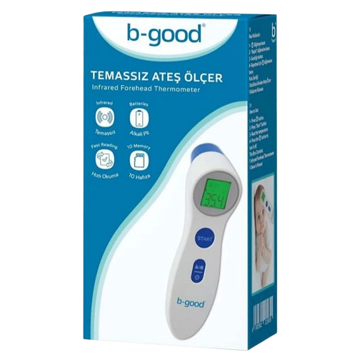 B Good Infrared Forehead Thermometer DET 3019 for Quick Readings