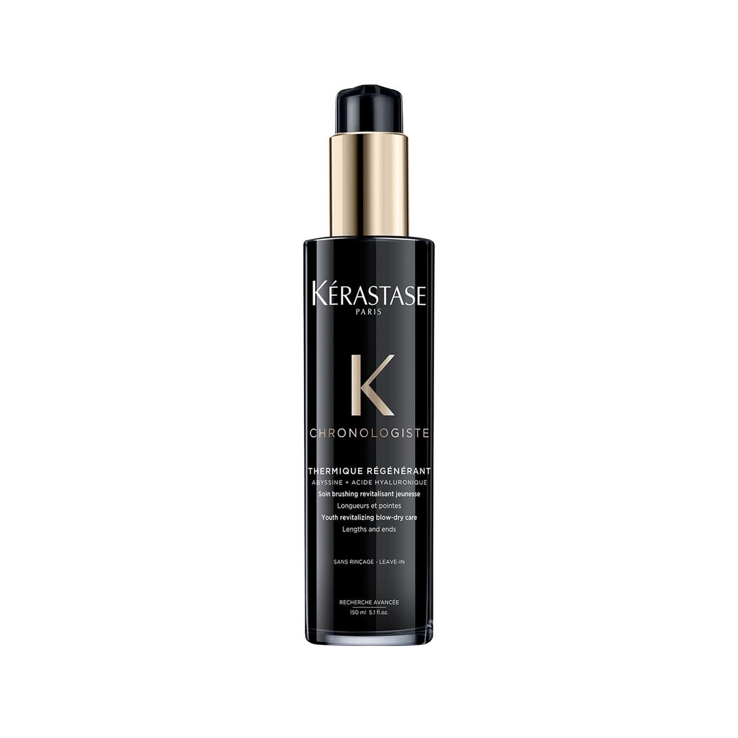 Kerastase Chronologiste Thermique Regenerant Leave-in Hair Treatment - Heat Protectant, Regenerating Hair Cream for Damaged Hair, 5.07 fl oz