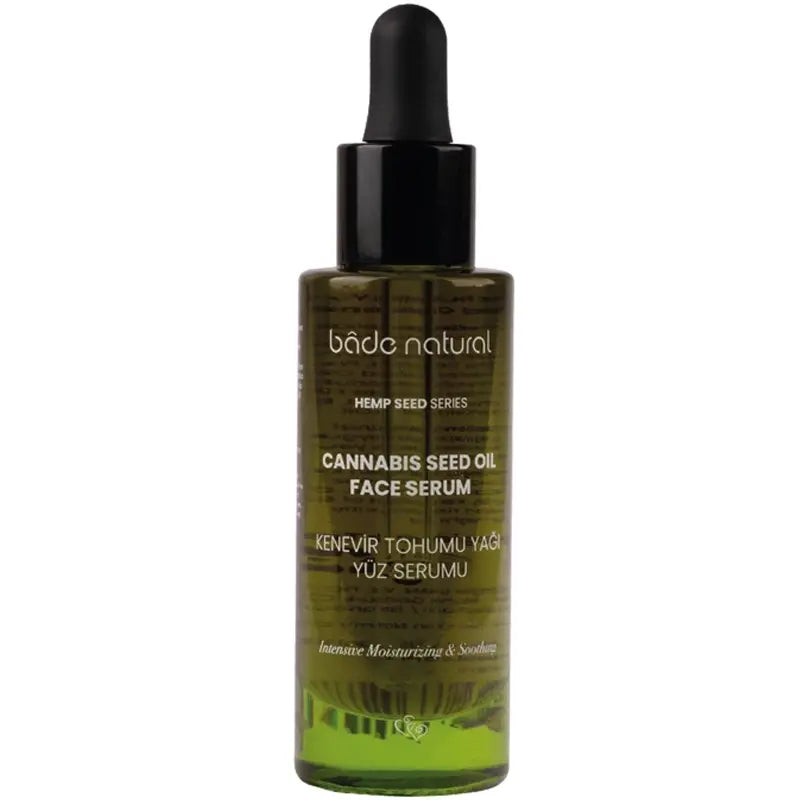 Bade Natural Hemp Seed Oil Face Serum for Dry Skin 30ml