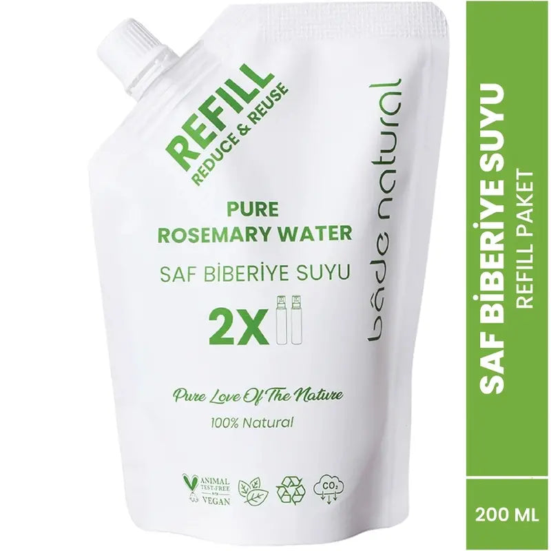 Bade Natural Pure Rosemary Water Skin & Hair Tonic Refill 200ml