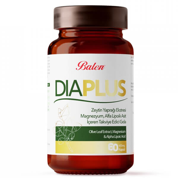 Balen Dia Plus Olive Leaf & Alpha Lipoic Acid 60 Caps
