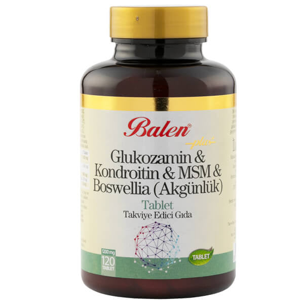 Balen Glucosamine Chondroitin MSM & Boswellia Tablets 120ct