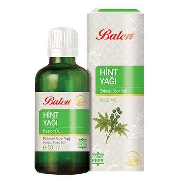 Balen Cold Pressed Castor Oil for Hair & Skin 50 ml