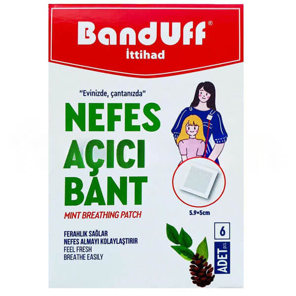 Banduff Nasal Strips for Easy Breathing 6 Count
