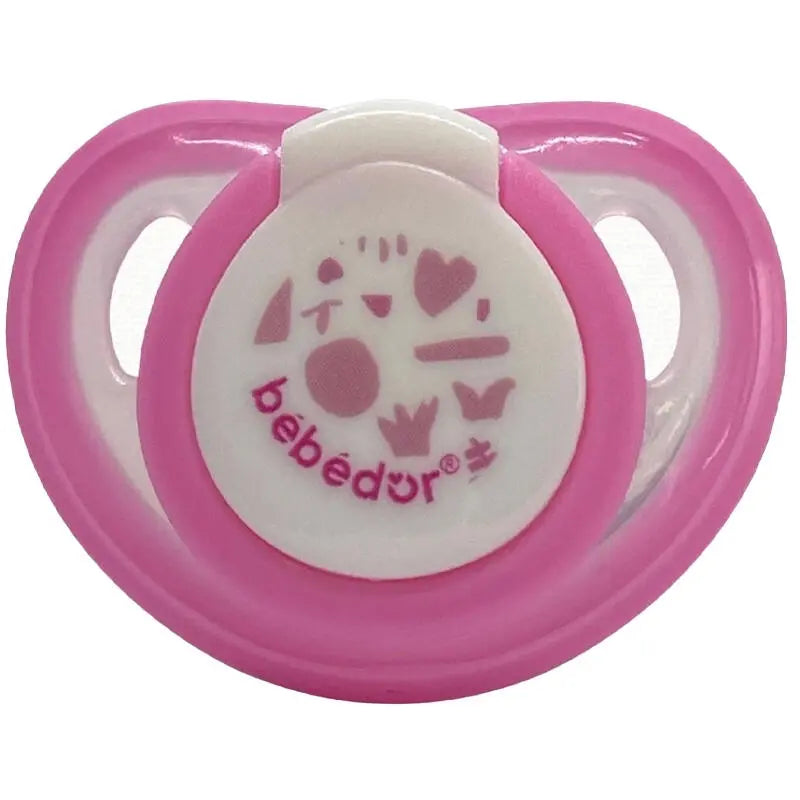 Bebedor Flat Silicone Pacifier for Babies 6-18 Months