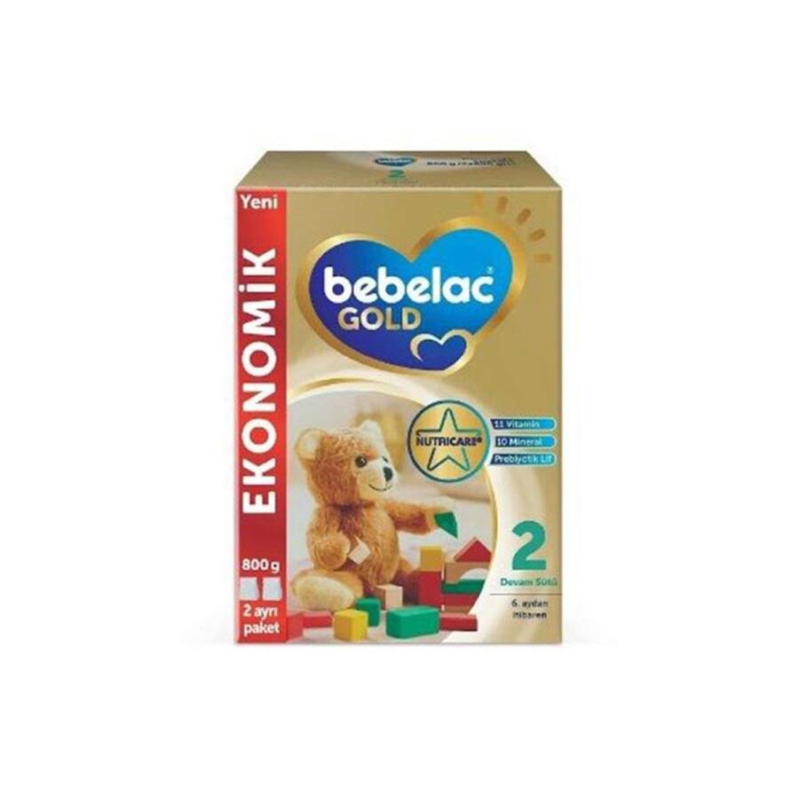 Bebelac Gold 2 Follow-On Milk Formula for 6+ Months 800g