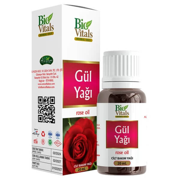 Bio Vitals Rose Oil Pure Natural Hydrating Elixir 20 ml