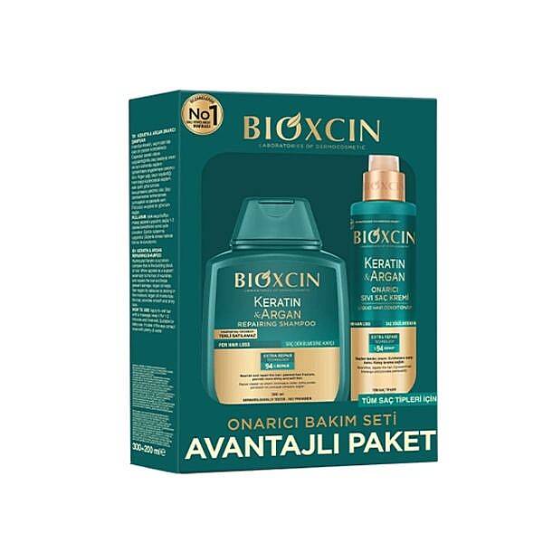 Bioxcin Keratin & Argan Repairing Hair Care Set 2-Piece