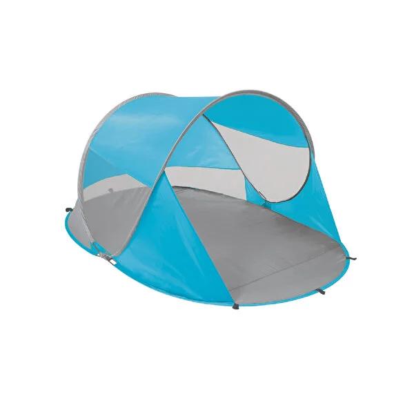 Ideenwelt Portable Beach Tent: Ultimate Sun Shelter - Foldable, Lightweight, and Spacious Outdoor Sun Protection for Family Fun.
