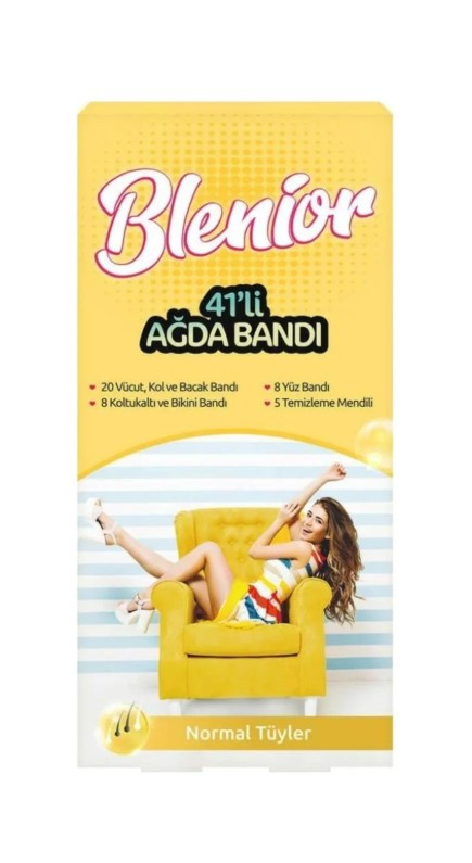 Blenior Wax Strips for Normal Skin 41-Pack