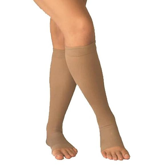 Bluewell Open Toe Knee-High Compression Stockings Size 4