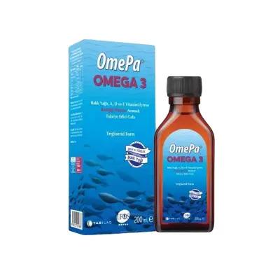 Omepa Omega-3 Syrup - Fruit-Flavored, & for Kids & Adults