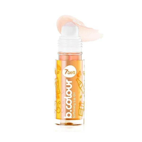 7Days B.Colour Lip Care - Moisturizing, Vegan Lip Balm with Roll-On Applicator