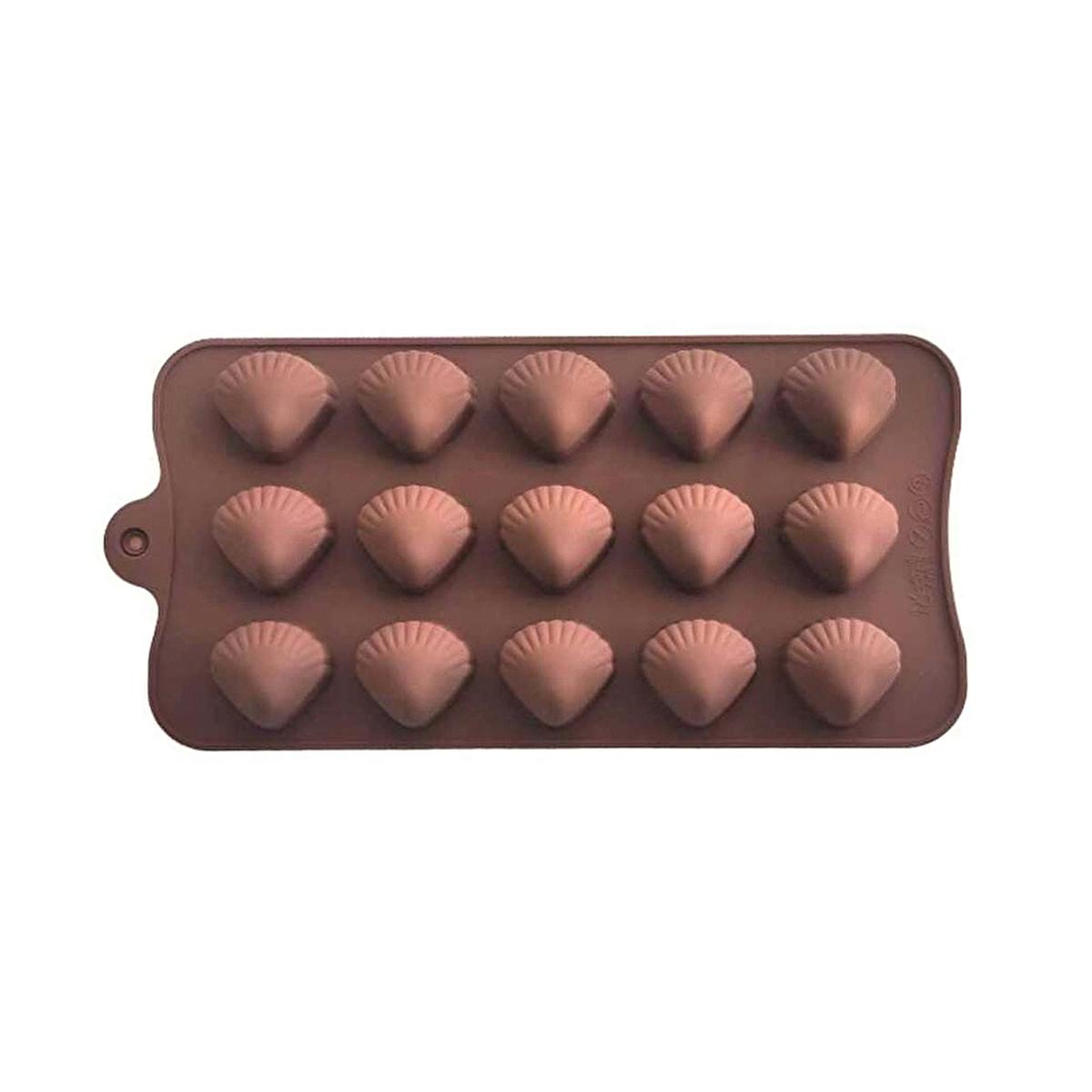 Lia Silicone Chocolate Mold - Midye MID-13, Non-Stick, Reusable & Easy Clean Chocolate Making Tool