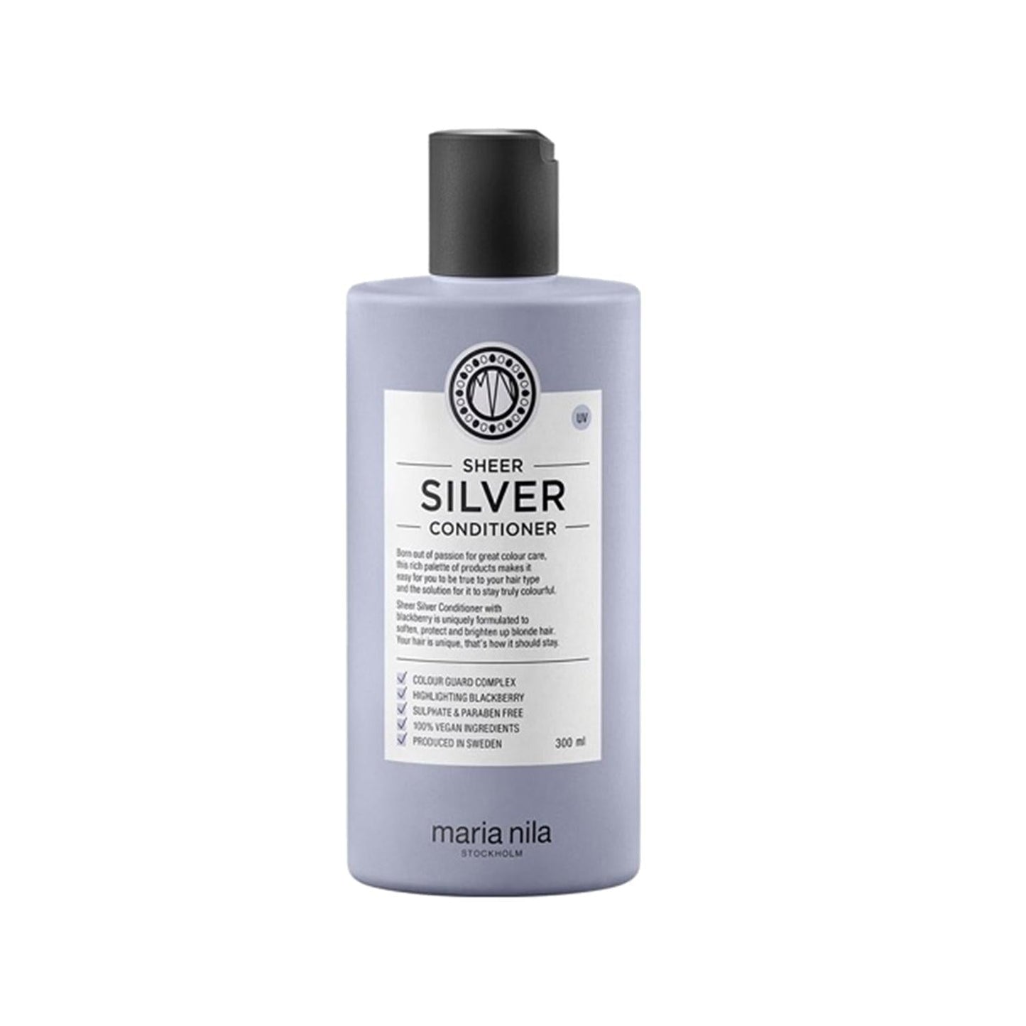 Maria Nila Sheer Silver Hair Conditioner for Blonde & Grey Hair - 10.14 fl oz, Nourishing & Color-Enhancing Treatment