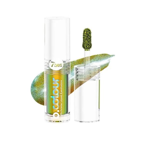 7Days B.Colour Emerald Multichrome Liquid Eyeshadow: Vegan, Long-Lasting, Color Shifting - Create Dazzling Eye Looks.