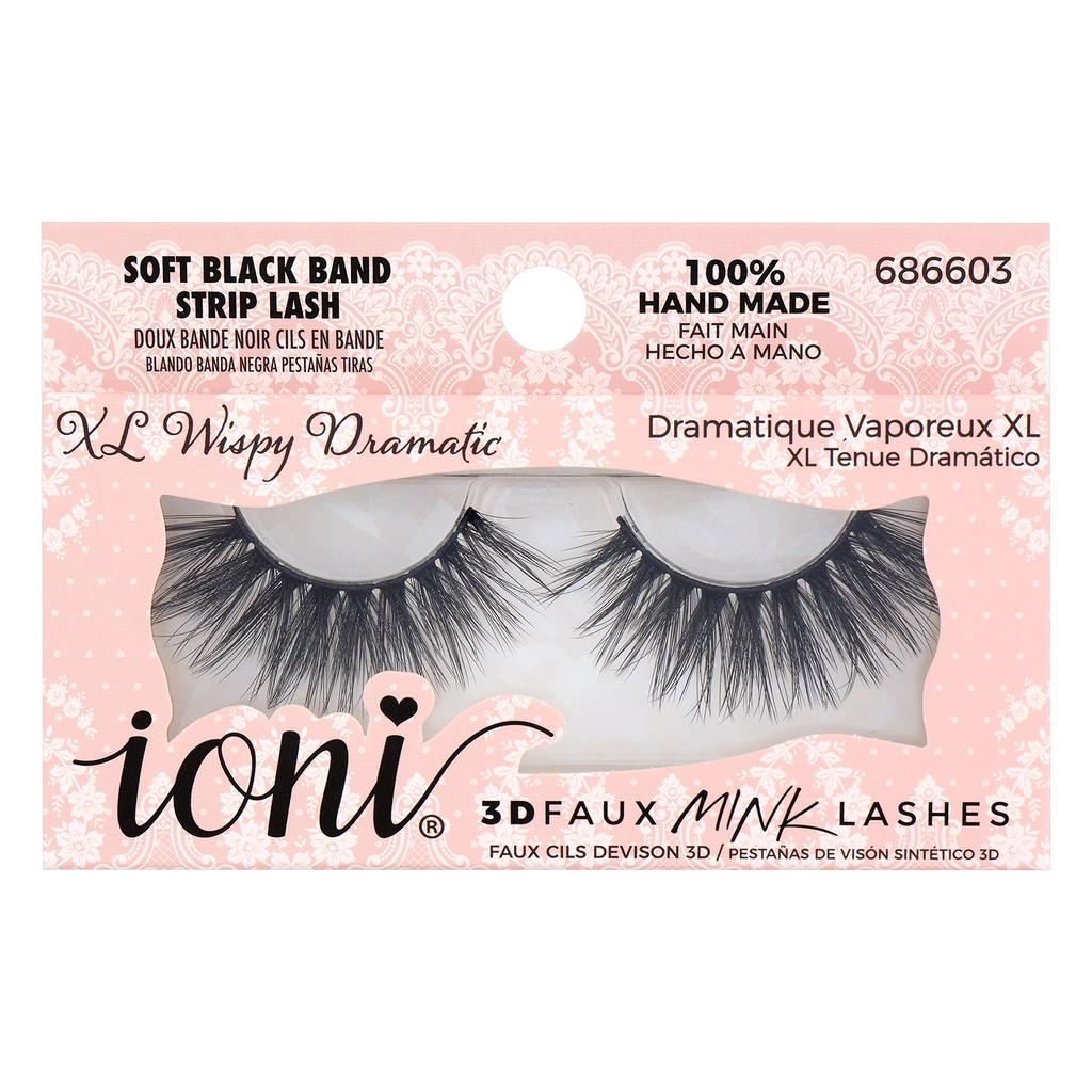 Ioni 3D False Eyelashes XL Wispy Fine-Tipped Lashes