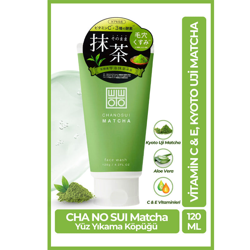Chanosui Matcha Face Cleansing Foam with Green Tea 120 ml