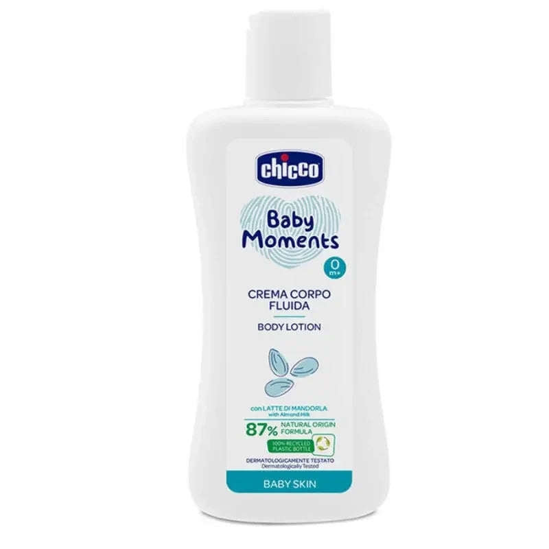 Chicco Natural Baby Body Lotion with Sweet Almond Milk 200ml