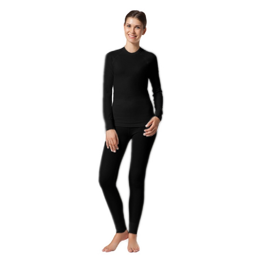Cift Kaplan 1012 Thermal Long Sleeve Undershirt - Black