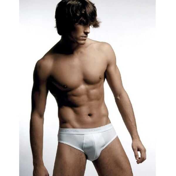 Cift Kaplan 870 Men White Ribbed Briefs 1-Pack