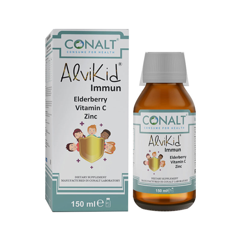 Conalt Alvikid Immun Liquid Elderberry & Zinc Supplement 150 ml