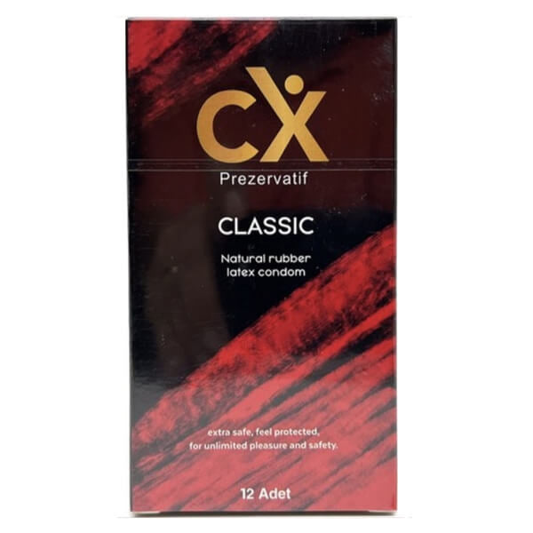 Cx Classic Condoms for Reliable Protection 12-Pack