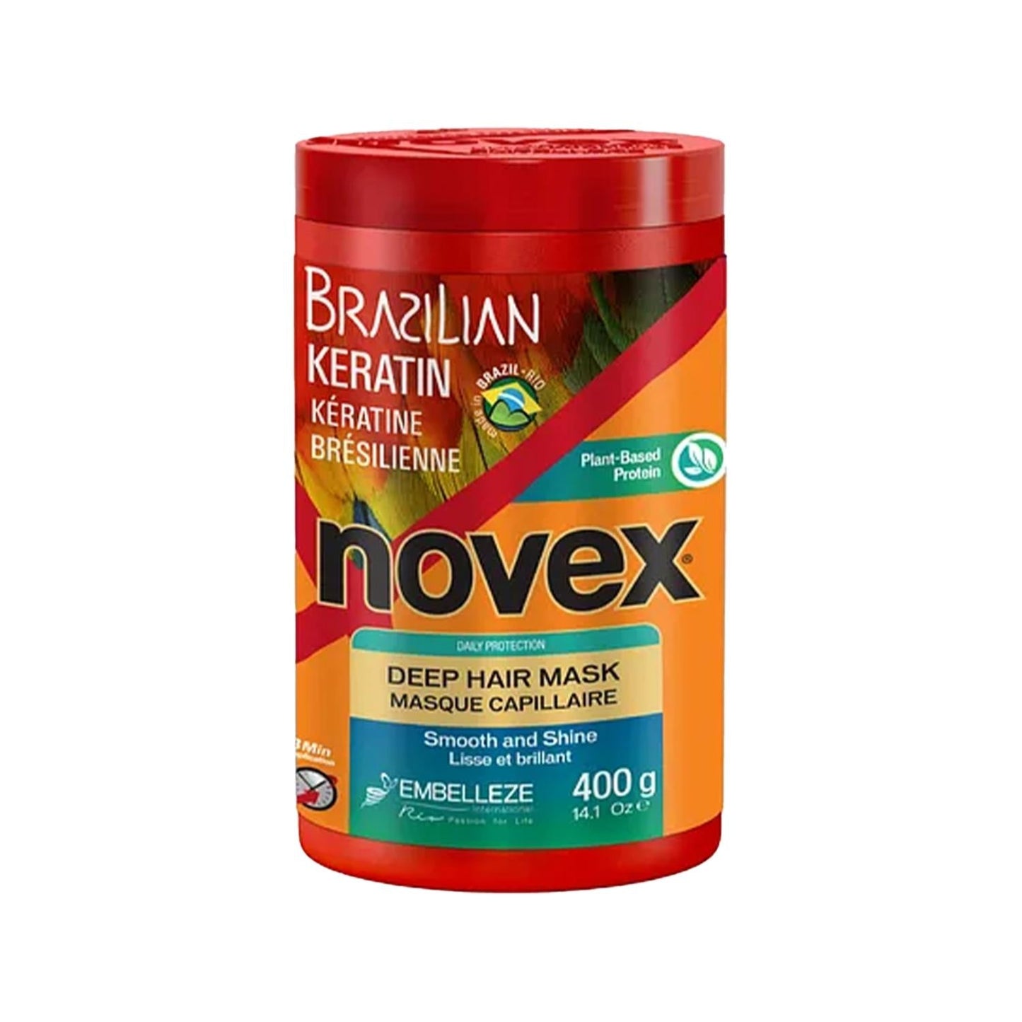 Novex Brazilian Keratin Deep Conditioning Hair Mask 400g