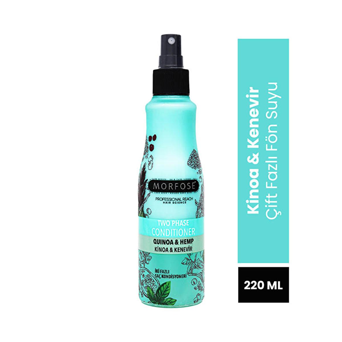 Morfose Quinoa & Hemp Leave-in Hair Serum - Nourishes & Protects Hair, 7.44 fl oz