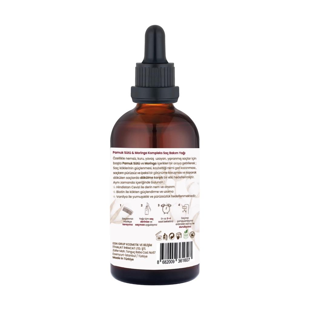 True Bee Cotton Milk & Moringa Hair Care Oil 100 ml