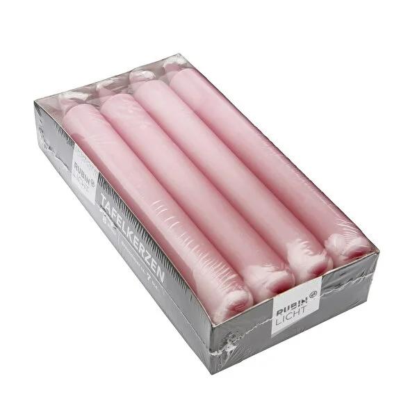 Rubinlicht Rose Stick Candle - 7 Hour Long Burning Paraffin Decorative Table Candle, 6.89" Elegant Ambient Lighting
