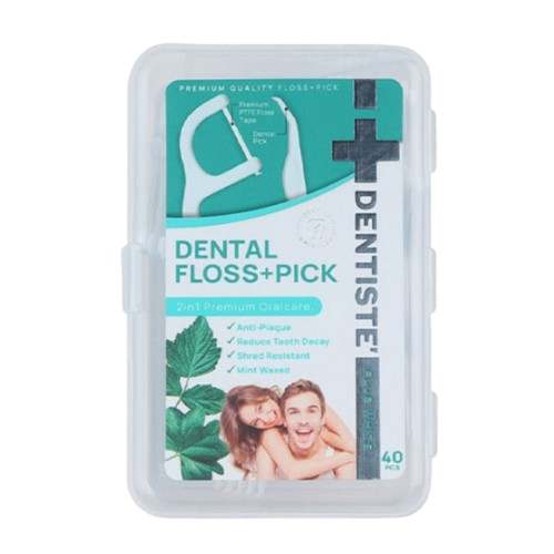 Dentiste Dental Floss Picks for Deep Cleaning 40 Count